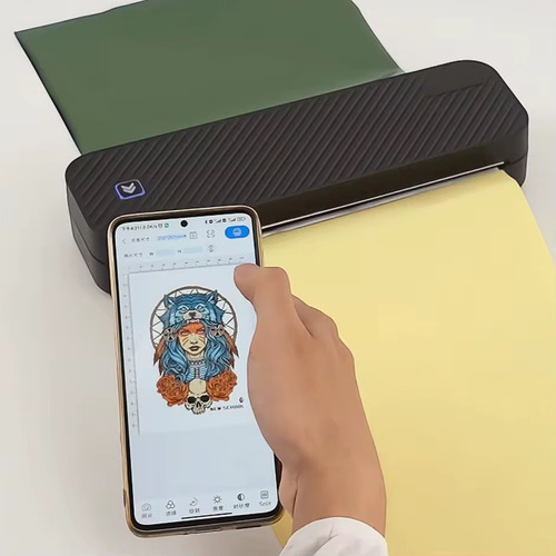 Impressora Portátil Bluetooth S/ Fio Decalque Tattoo