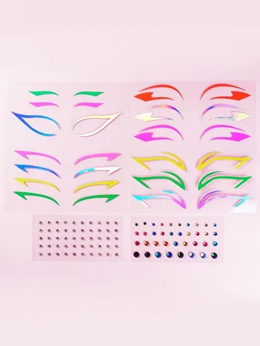 Stickers Y Cristales Para Maquillaje Stickers Y Cristales Para Maquillaje