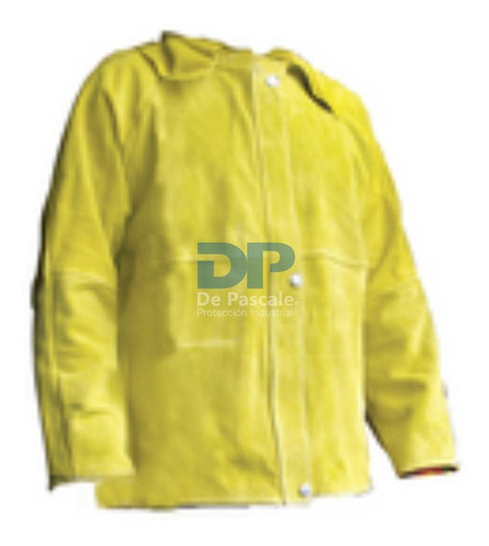 Campera De Descarne Cuero Amarilla  Soldador T10 X 5 Unid