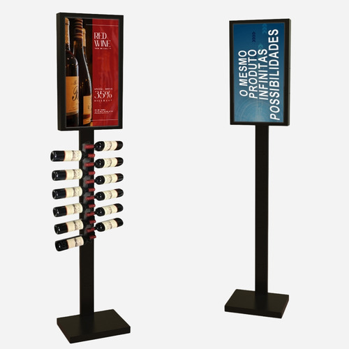 Totem Digital Prateleira Midia Tv 32 Sem Personalização