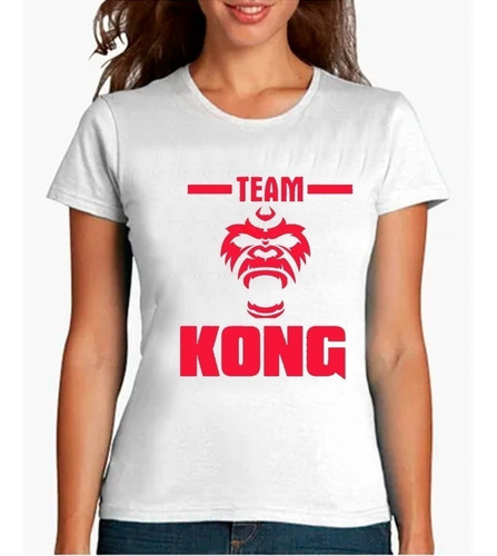 Imagen 4 de 4 de Polera Estampada Team Kong