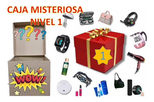 Caja De Sorpresa Misteriosa, Nivel 1 + Regalo