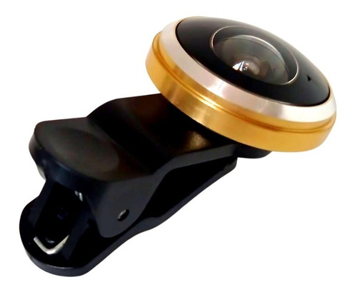 Lente Universal Para Celular C/ Clip Fisheye Ojo De Pez 235°