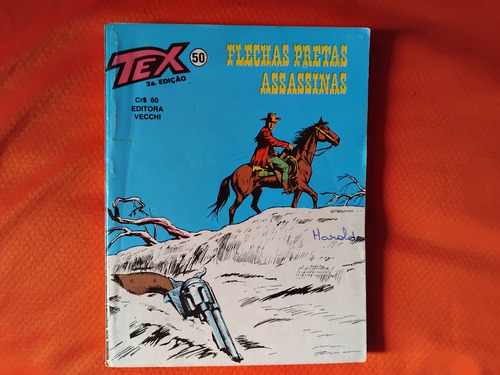 Tex 50 Flechas Pretas Assassinas 2º Edição Ed. Vecchi (Usado)