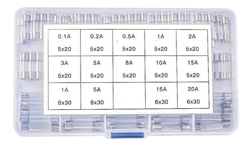 Fusible 0,2amp 2pzas 110v 250v