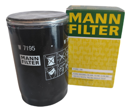 Filtro De Aceite Vw Gol Parati Saveiro 1.8 Mann Orginal