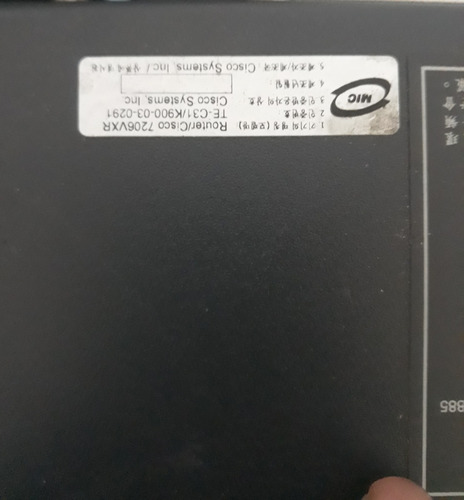 Roteador Cisco 7200 Series Vxr Npe-g1 (Usado)