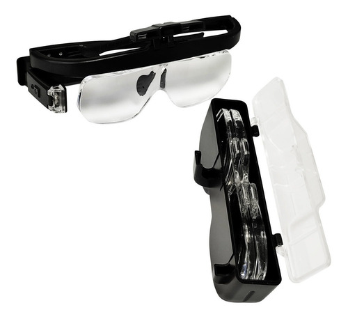 Lupa Lente Recargable Con 3 Lentes De Aumento No.11642dc