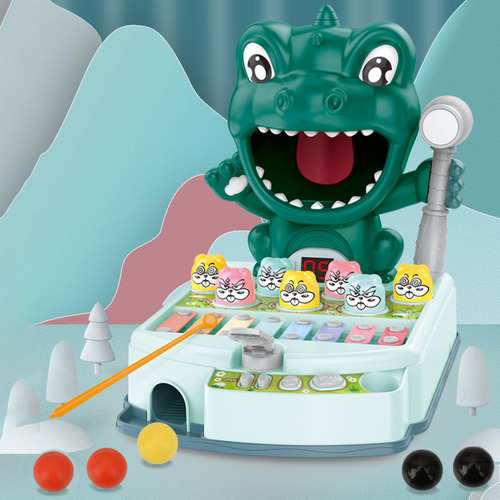 Imagen 5 de 9 de Hamster Juego Aprendiendo Juguetes Dinosaurio Verde