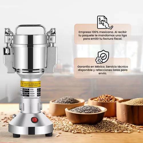 Molinillo Eléctrico Pulverizador De Especias, Cereales y Café GrindMax –  Castitienda.mx