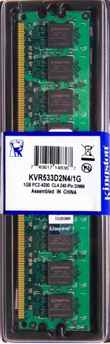 Memória Kingston Ddr2 1gb 533 Mhz Desktop 16 Chips 1.8v
