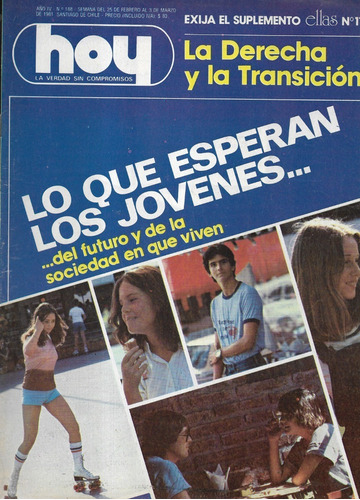 Revista Hoy N 188 / 3 Marzo 1981 / Esperanzas Juveniles
