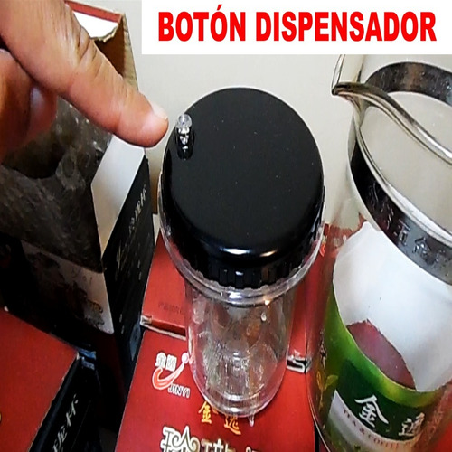 Imagen 5 de 9 de Tetera Jarra De Té Infusiones De Vidrio Con Filtro Infusión