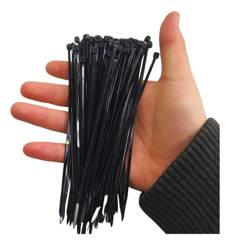 Abracadeira Nylon 3,5 X 200mm Preta - Cento
