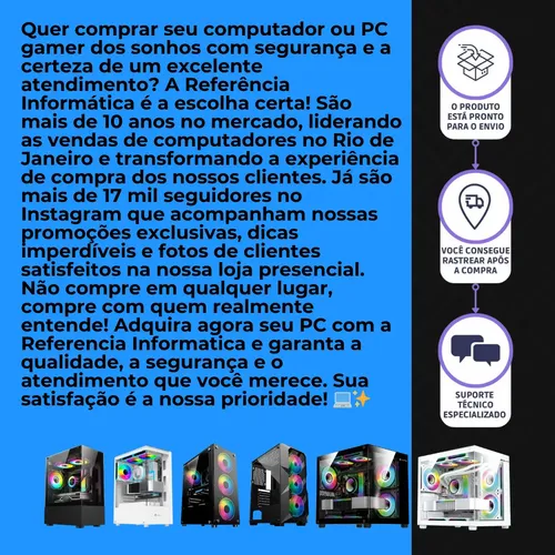 Pc Gamer Intel I7 Ssd 1tb 16gb Placa Video 4gb 500w 23 Pol