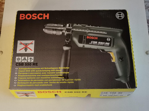 Taladro Percutor Bosch Csb 550 Re, Nuevo