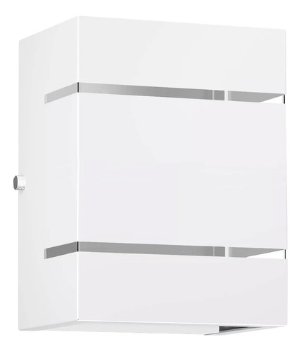 4 Arandelas Externa 2 Frisos Foco Fachos Parede Muro Estrutura Branco 110v/220v