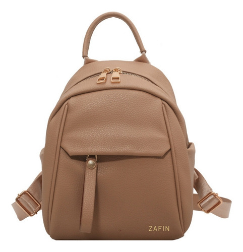 Bolsa tote Zafin Bag Mini Balada cor caramelo