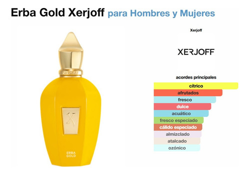 Xerjoff Erba Gold Eau De Parfum 100ml