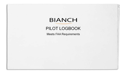 Pilot Logbook Faa - Bianch Bianch