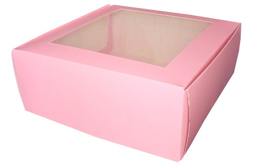 Caja Para Regalos Y Dulces Con Visor