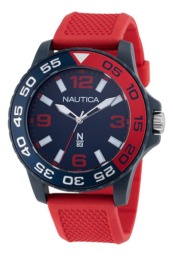 Nautica N83 Reloj Con Correa De Fibra De Pu Napfws303 Finn W