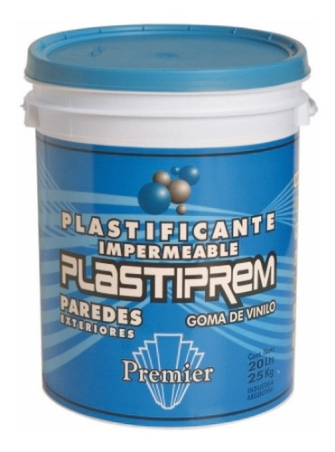 Plastificante Impermeable Paredes Plastiprem Ceramico X 4