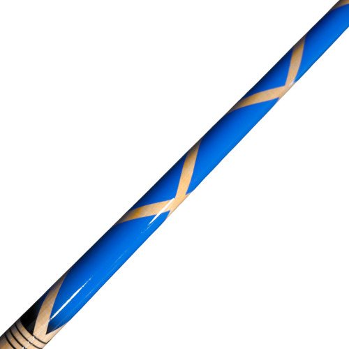 Taco De Sinuca Platinum Profissional Rosca + Giz E Capa Cor Azul