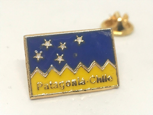 Pin Bandera Patagonia Chile (4203)