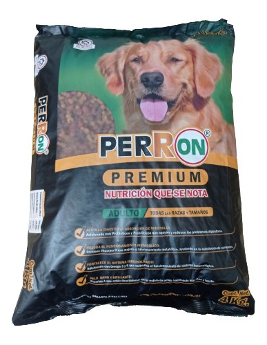 Alimento Perro Croquetas Perron Premium Adulto Bolsa 4kg