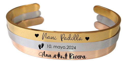 Regalo Para Mamá Personalizado Nombres Y Siluetas De Familia