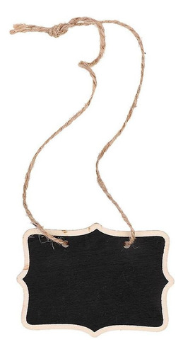 Minitablón Rectangular De Pizarra Para Colgar, 12 Unidades