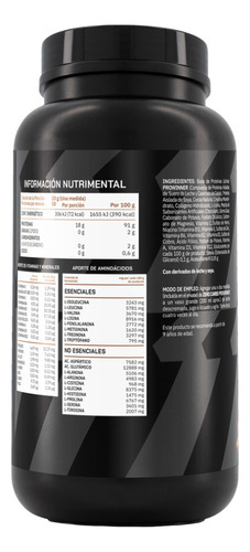 Kit 3 Piezas Proteína Zero Carbs Chocolate 1 Kg