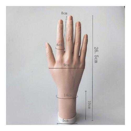 Realistic Female Hand Model Fake Hand For Photo Props Left