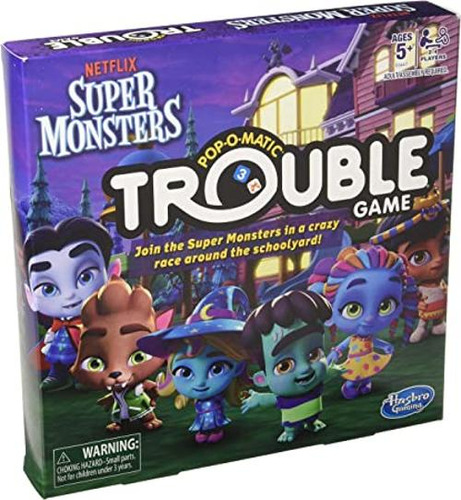 Hasbro Games Trouble Netflix Super Monsters Edition Juego