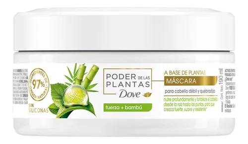 comprar Máscara Capilar Dove Poder De Las Plantas Fuerza Bambú 190ml
