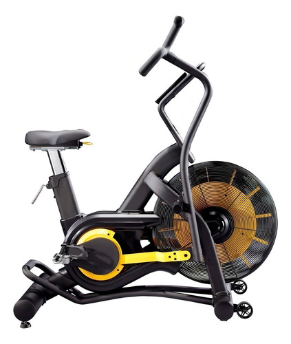 Bicicleta ergométrica O'Neal BF820 cor preto e amarelo