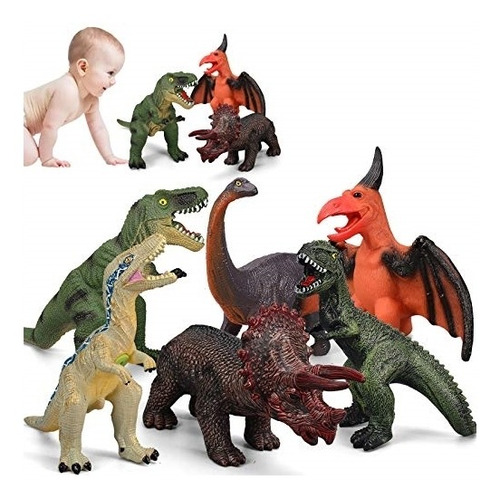 Muñecos Paquete De 6 Juguetes De Dinosaurios Grandes | Envío gratis Muñecos Paquete De 6 Juguetes De Dinosaurios Grandes | Envío gratis