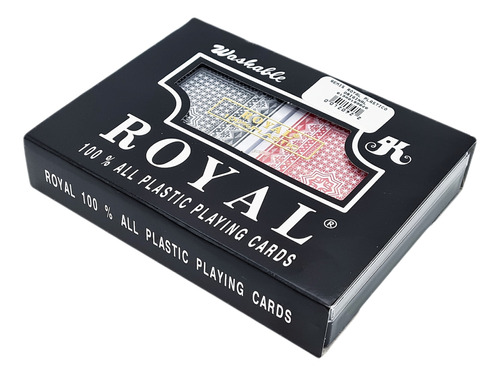 Remis Royal 100% Plastico Y Original Poker Lavable Cartas 