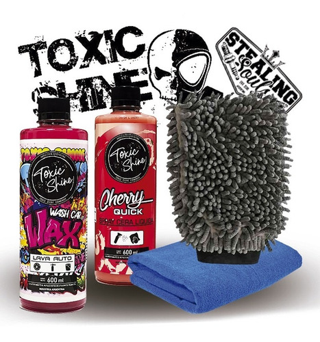 Toxic Shine | Kit Combo Lavado | Básico #49 | Shampoo + Cera