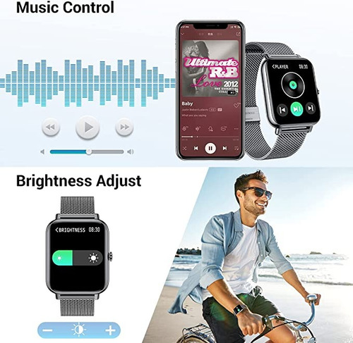Imagen 2 de 6 de Reloj Inteligente Para Teléfonos 3 Mallas Android Ios Tguy