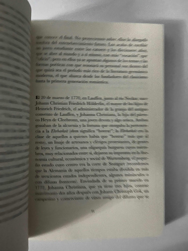 Poesía Juvenil - Friedrich Hölderlin, W,-1 (Usado)