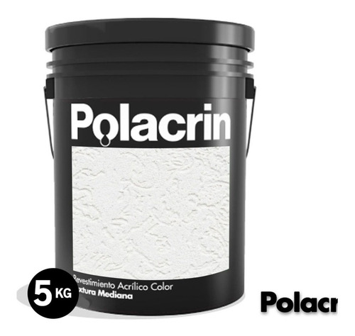 Revestimiento Acrilico 5k T/fina Polacrin Blanco