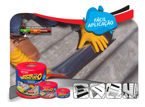 Imagem 3 de 7 de Manta Asfáltica Aluminizada Telhado Auto Adesiva- 20cm X 10m