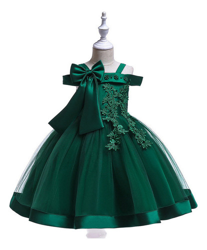 Vestido Fiesta Navidad Niños Vestido Novia Elegante Floral