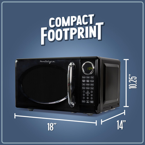 Forno De Microondas Nostalgia Retro 20l 700w Com 8 Cozinhas