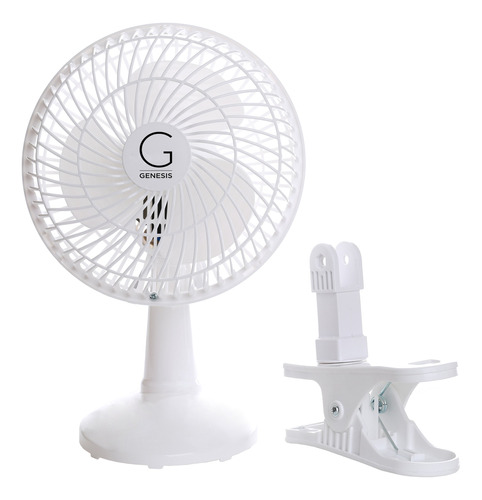 Genesis A1clipfanblue - Ventilador De Clip De 6 Pulgadas, 6