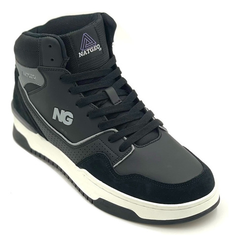 Zapatilla Urbana Hombre Natgeo Negro Lisa 41 Cl