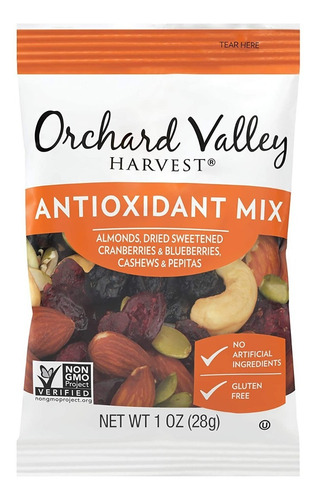 Orchard Valley Mix Antioxidante De Frutos Secos 8 Un Mix Bag