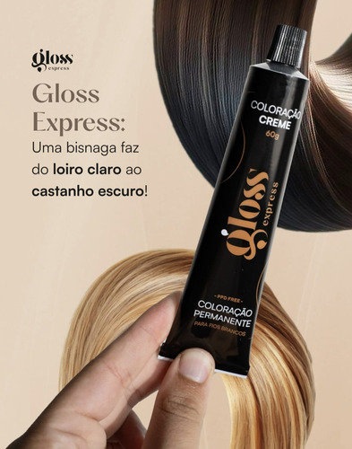 Coloração Gloss Express + Ox 13 Vol / 4% 150 Ml